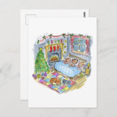 クリスマスの前の夜 ポストカード (正面/裏面)