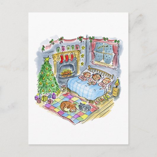 クリスマスの前の夜 ポストカード (正面)