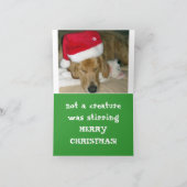 「クリスマスの前の晩だったカスタマイズ......」 シーズンカード (内部)