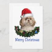 クリスマスの動物たち シーズンカード (正面/裏面)