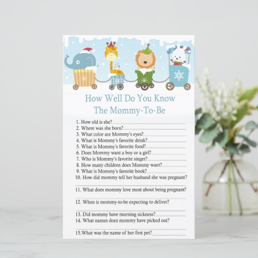 クリスマスの動物はどれほどゲームを知っているか訓練する (スタンド正面)