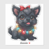 クリスマスの包まれたいたずら シール (シート)