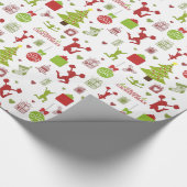 クリスマスの包装紙のための応援を許可します ラッピングペーパー (角)