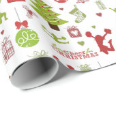 クリスマスの包装紙のための応援を許可します ラッピングペーパー (ロールコーナー)