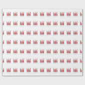 クリスマスの包装紙のための格言 ラッピングペーパー (フラット)