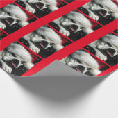 クリスマスの包装紙の英国のブルドッグ ラッピングペーパー (角)