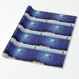 クリスマスの包装紙 ラッピングペーパー