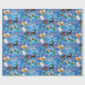 クリスマスの包装紙 ラッピングペーパー (フラット)