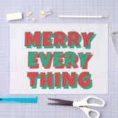 クリスマスの包装紙 薄葉紙 (クラフト)