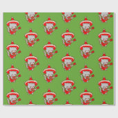 クリスマスの包装紙- MEOWIACHI CAT ラッピングペーパー (フラット)