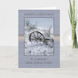 クリスマスの医者およびスタッフ シーズンカード