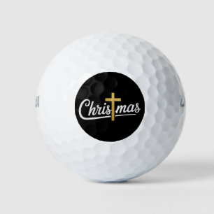 クリスマスの十字架の家族おそろいイエス・キリストギフト ゴルフボール