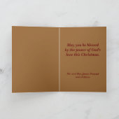 クリスマスの十字 シーズンカード (内部)