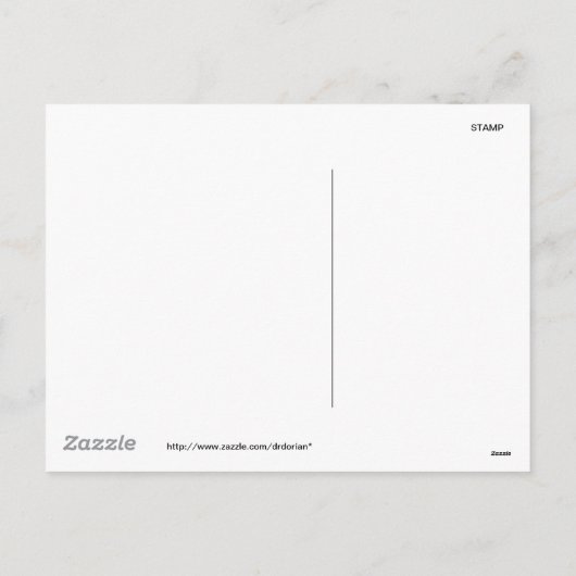 クリスマスの単語の雲 シーズンポストカード (裏面)