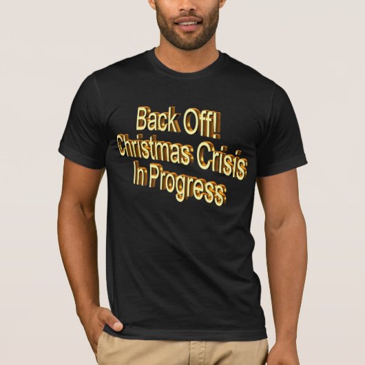 クリスマスの危機のTシャツ Tシャツ (正面)