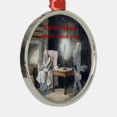 クリスマスの友人のオーナメント メタルオーナメント (右)