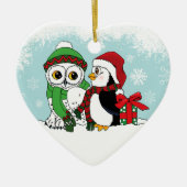 クリスマスの友情 セラミックオーナメント (正面)