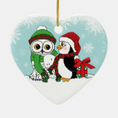 クリスマスの友情 セラミックオーナメント (裏面)
