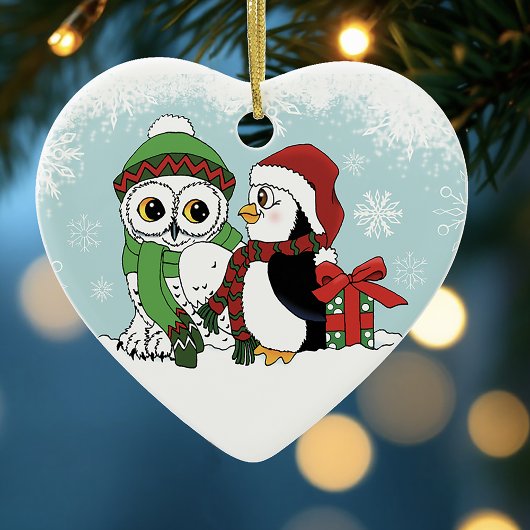 クリスマスの友情 セラミックオーナメント