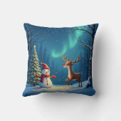 クリスマスの友達のためのクッション クッション (裏面)