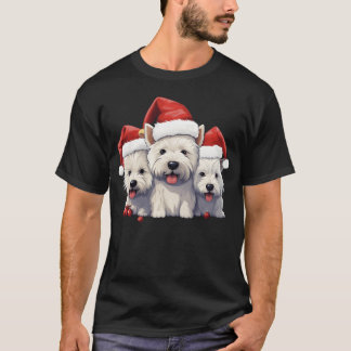 クリスマスの友達のウェスティーズ Tシャツ