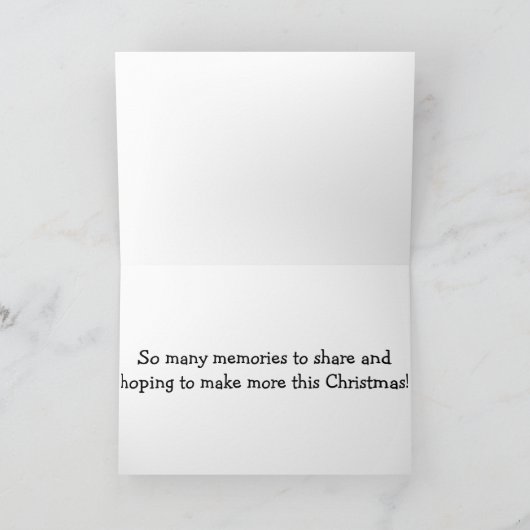 クリスマスの友達最高ののクリスマススター シーズンカード (内部)