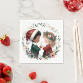 クリスマスの友達 スタンダードカクテルナプキン