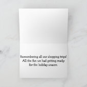 クリスマスの双子を思い出す/私たちが持っていたすべてのおもしろい シーズンカード (内部)