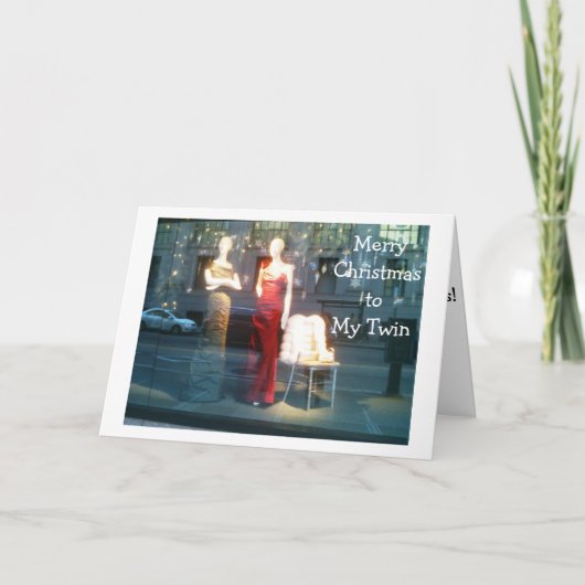 クリスマスの双子を思い出す/私たちが持っていたすべてのおもしろい シーズンカード (正面)