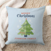 クリスマスの取り締まパーソナライズされたり クッション (ブランケット)