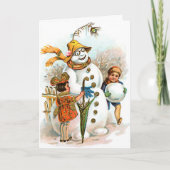 クリスマスの叙情詩とのドイツのクリスマスの挨拶 シーズンカード (正面)