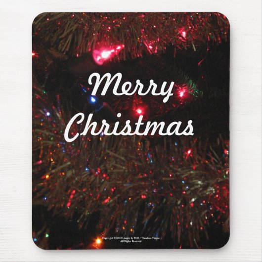 クリスマスの口 マウスパッド (正面)