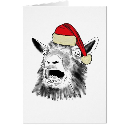 クリスマスの叫び声ヤギ (正面)