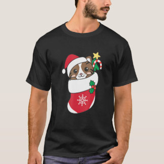 クリスマスの可愛いネコ 6 Tシャツ