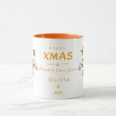 クリスマスの可愛いマグカップ マグカップ (中央)