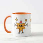 クリスマスの可愛いマグカップ マグカップ (左)