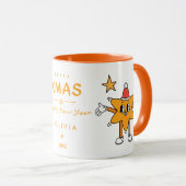 クリスマスの可愛いマグカップ マグカップ (正面右)