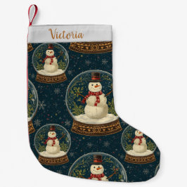 クリスマスの可愛い雪だるまのストックキング スモールクリスマスストッキング
