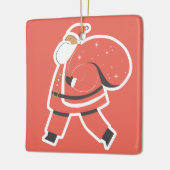  クリスマスの可愛さ  セラミックオーナメント (左)