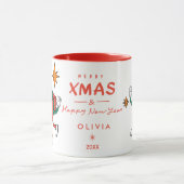クリスマスの可愛さ マグカップ (中央)