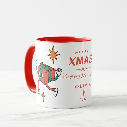 クリスマスの可愛さ マグカップ (正面左)