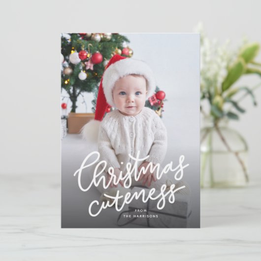 クリスマスの可憐な休暇の誕生発表 シーズンカード (スタンド正面)