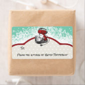 クリスマスの台所からのレトロの立場のミキサー ラベル (インサイチュ)