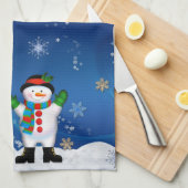 クリスマスの台所タオル キッチンタオル (四つ折り)