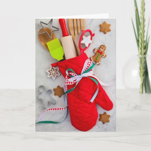 クリスマスの台所 シーズンカード (正面)