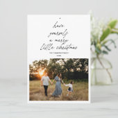 クリスマスの台本メリーを少し書いてもらう シーズンカード (スタンド正面)