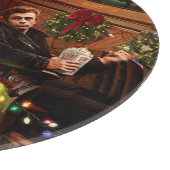 クリスマスの合間 カッティングボード (角)