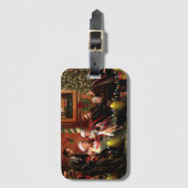 クリスマスの合間 ラゲッジタグ (正面縦)