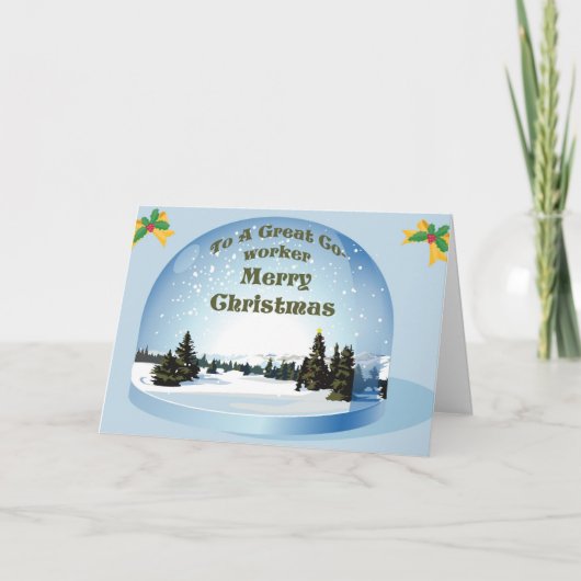 クリスマスの同僚カード シーズンカード (正面)