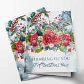 クリスマスの同情カード – 思いやりある考え シーズンカード